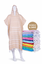 2 x Turkish Ponchos 2 x Turkish Towels