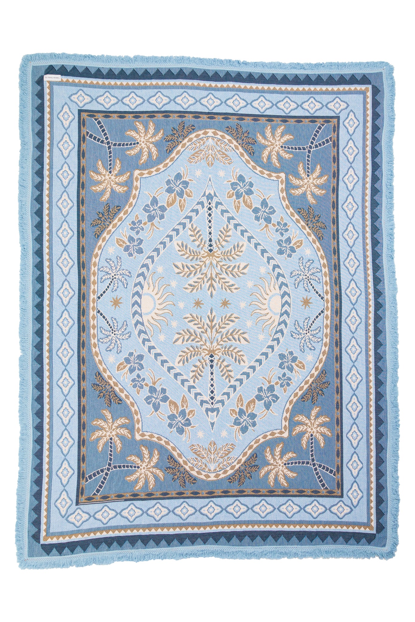 Blue Throw Rug Sky Blue Throw Rug | Shop Large Picnic Blankets Australia